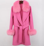 Woolen Long Overcoat